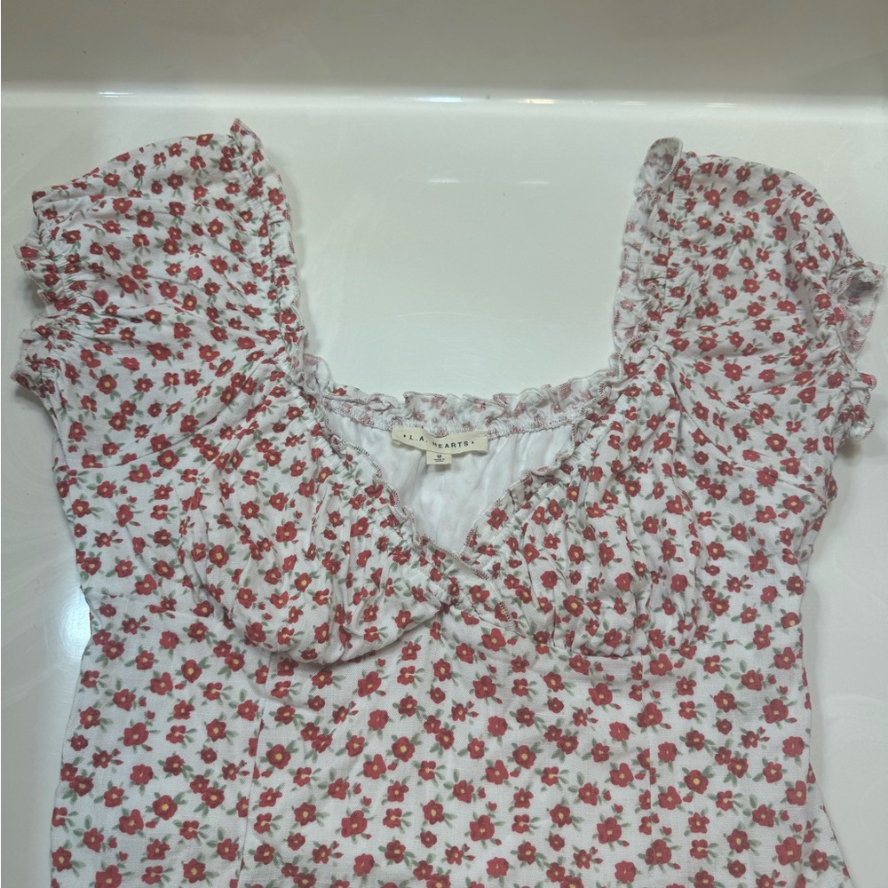 Pacsun Floral Crop Top